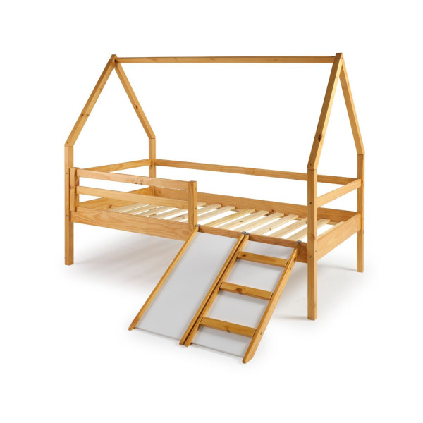Conjunto Cama Montessori Kisla + Kit Escorregador