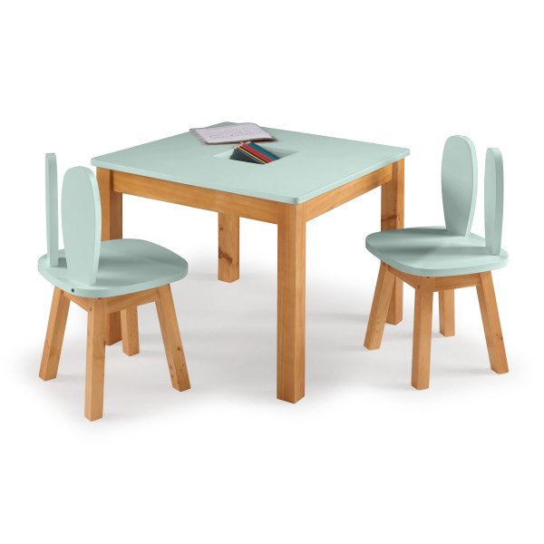 Mesa Infantil Timão com Porta Lapis + 2 Lola - VD/AD