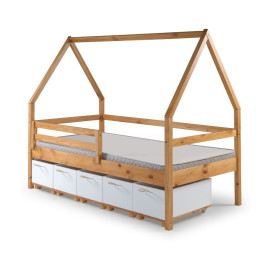 Cama Montessori Kisla + 4 Bau + 1 Bau Gratis - AD/BR