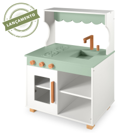 Mini Cozinha Tiana com Nicho Superior - VDF