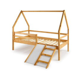 Conjunto Cama Montessori Kisla + Kit Escorregador