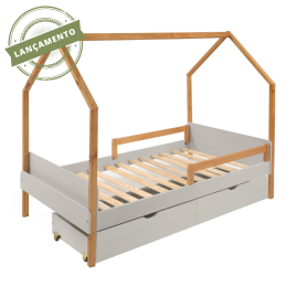 Cama Montessori Moana + 2 Gavetões - CZ/AD