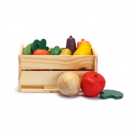 Brinquedo Caixa de frutas, legumes e verduras
